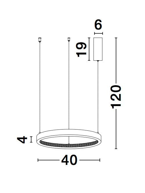 Suspension Preston noire (9865140)