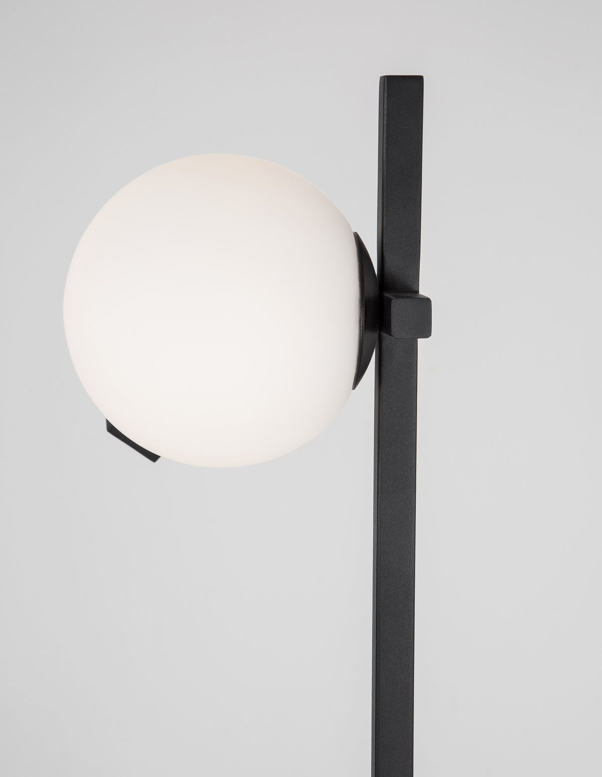 Lampadaire Joline noir, verre