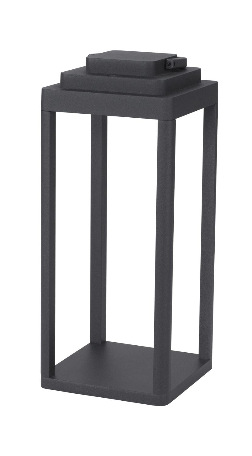 Lampadaire extérieur Figi anthracite, H 35 cm