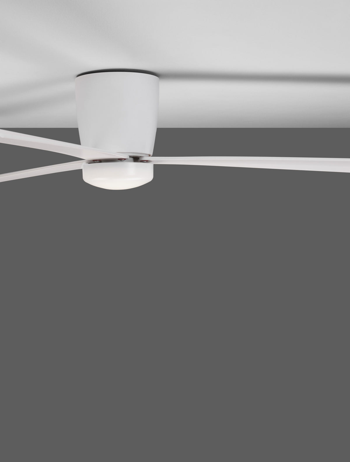 Ventilateur de plafond lumineux Dell blanc