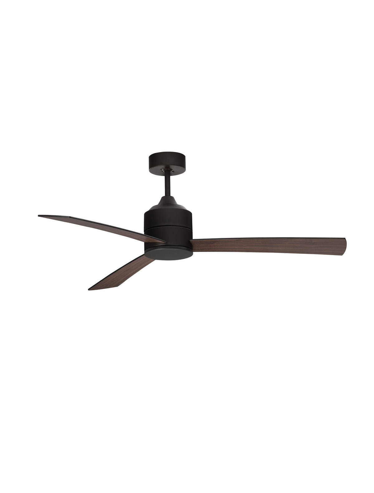 Ventilateur de plafond lumineux Axel noir, bois