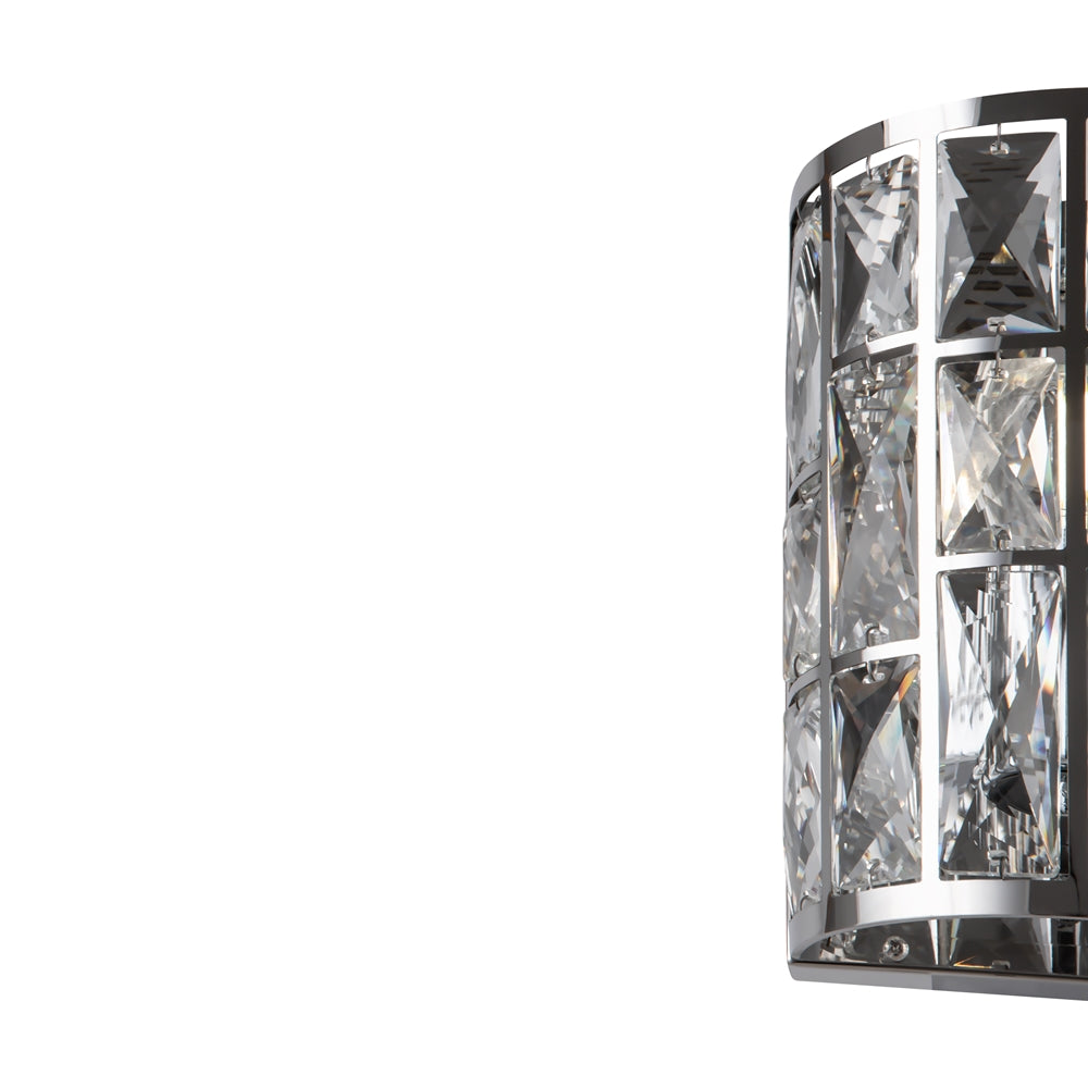 Gelid Silver Wall Light