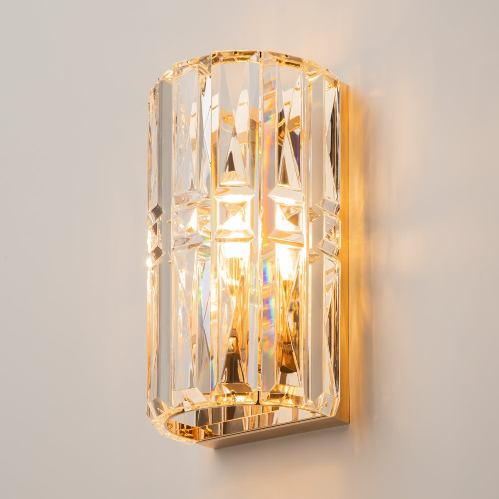 Facet Gold Wall Lamp