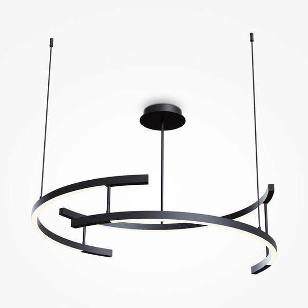 Line black pendant light