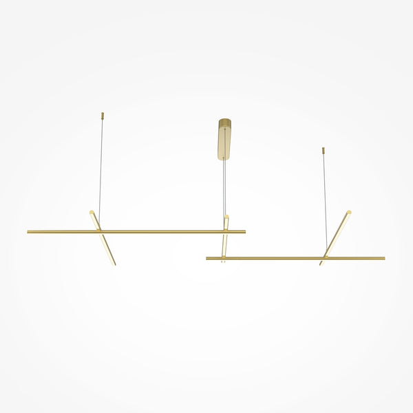Radiance gold pendant light