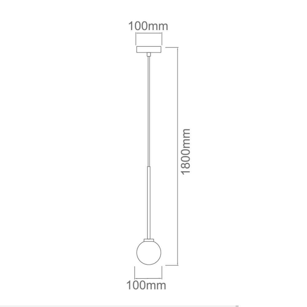 Suspension Ota I, verre