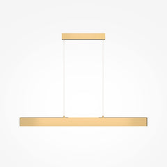 Step gold pendant light
