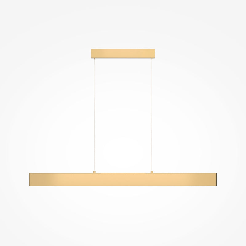 Step gold pendant light