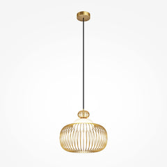Gold levitation pendant light