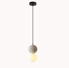 Wood Glass Concrete Pendant | Ulmo