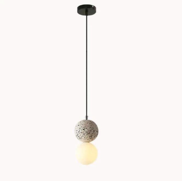 Wood Glass Concrete Pendant | Ulmo