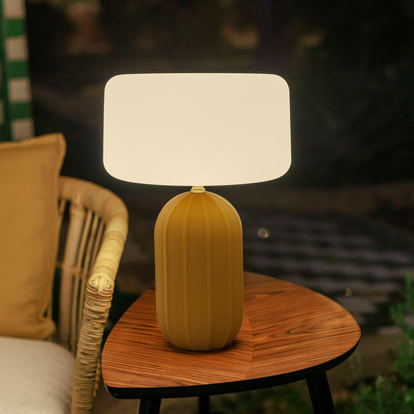 Phoebe 40 solar table lamp, Art Deco style