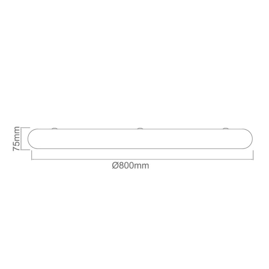 Plafonnier LED Piatto 80 doré