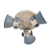Gearwood Grey Wood Ceiling Light
