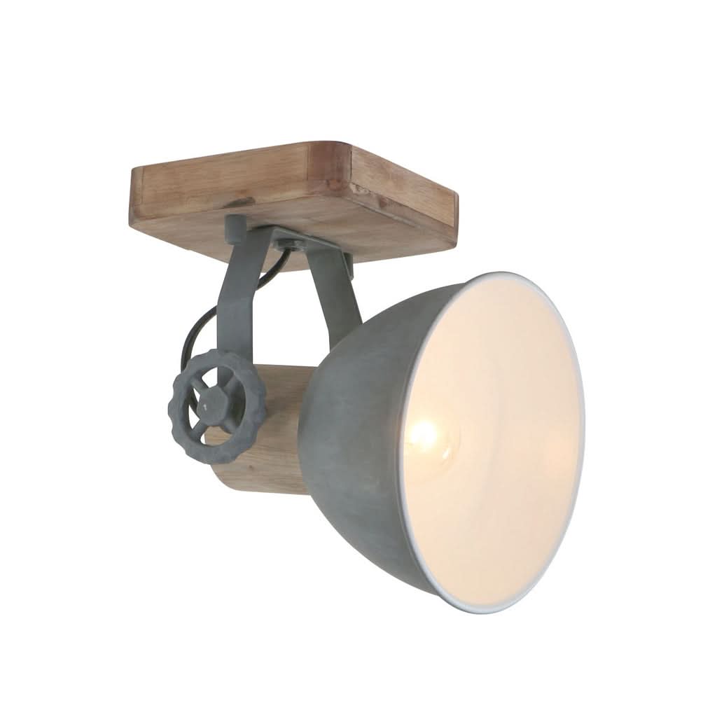 Gearwood Grey Industrial Ceiling Light