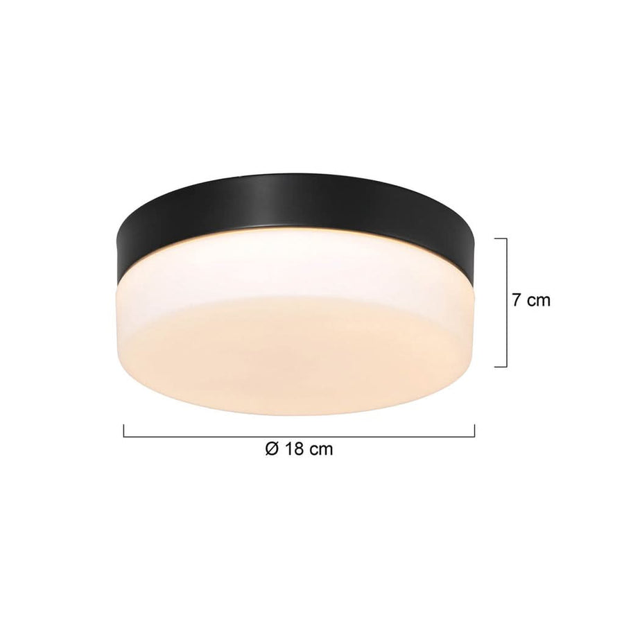 Lustre de plafond Ikaro 1362ZW Noir | Designix - - https://designix.fr