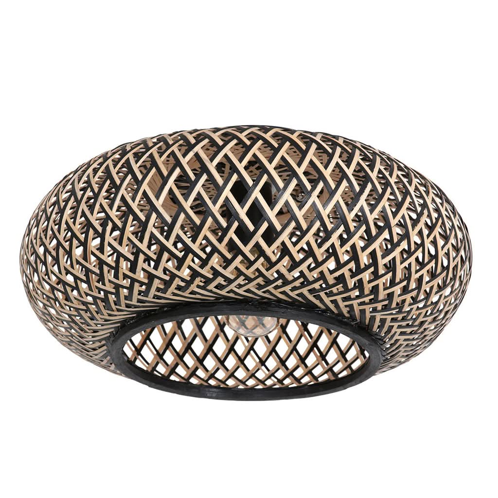 Trendy Bamboo Wood Ceiling Light