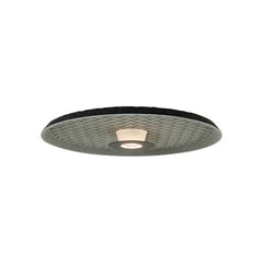 Plafonnier Acoustique ZAMBELIS D450 13W DESIGN Noir et Gris 25177