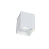 Plafonnier carre ZAMBELIS GU10 DESIGN Blanc Sable S151