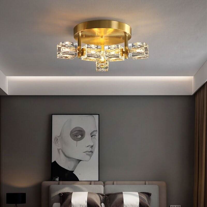 Copper Ceiling Light | Celestial Charm