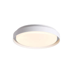 Plafonnier Exterieur ZAMBELIS D270 20W IP65 DESIGN Blanc Sable E326