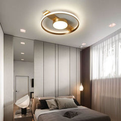 Oval bathroom ceiling light | Halo Sculpt
