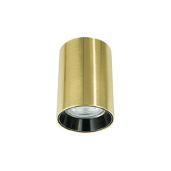 Plafonnier rond ZAMBELIS GU10 DESIGN Or Brosse S155