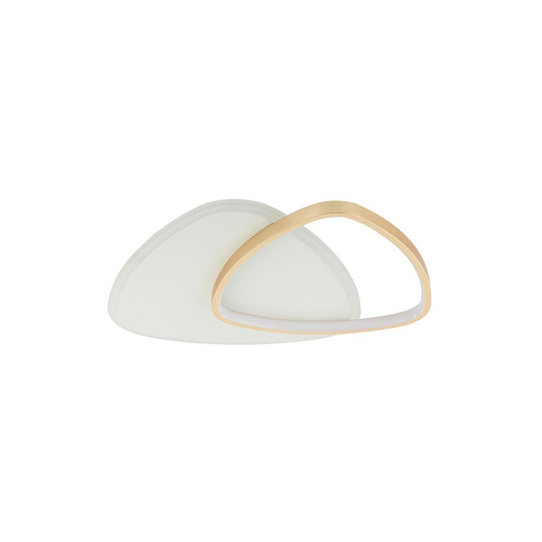 Plafonnier ZAMBELIS 36W Dimmable DESIGN Dore et Blanc Mat 23093