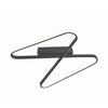 Plafonnier ZAMBELIS 38W DESIGN Noir Sable