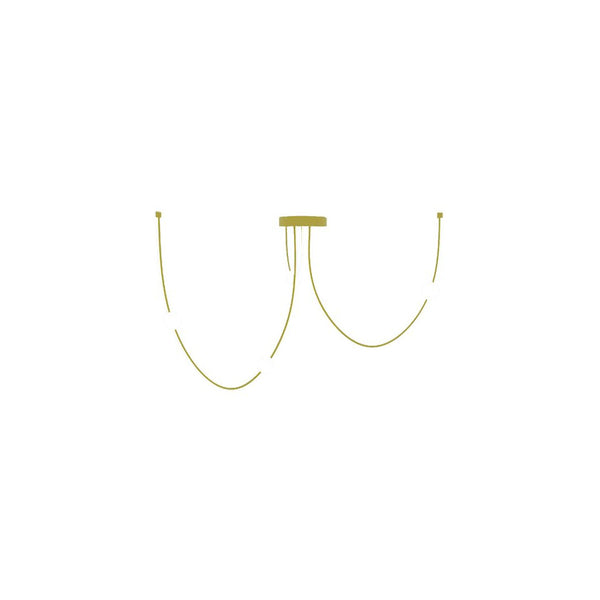 Plafonnier ZAMBELIS 42W Dimmable DESIGN Dore Mat 22248