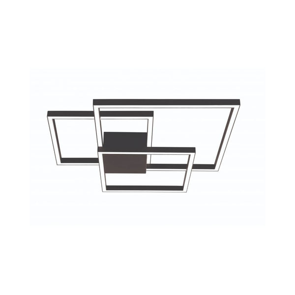Plafonnier ZAMBELIS 48W Dimmable DESIGN Noir Sable 2023