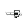 Plafonnier ZAMBELIS 52W DESIGN Noir Sable 22020