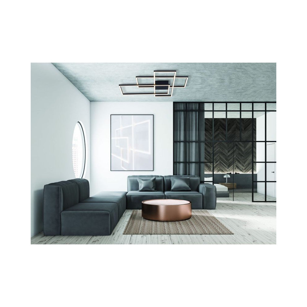 Plafonnier ZAMBELIS 55W DESIGN Or Brosse Mat 2022