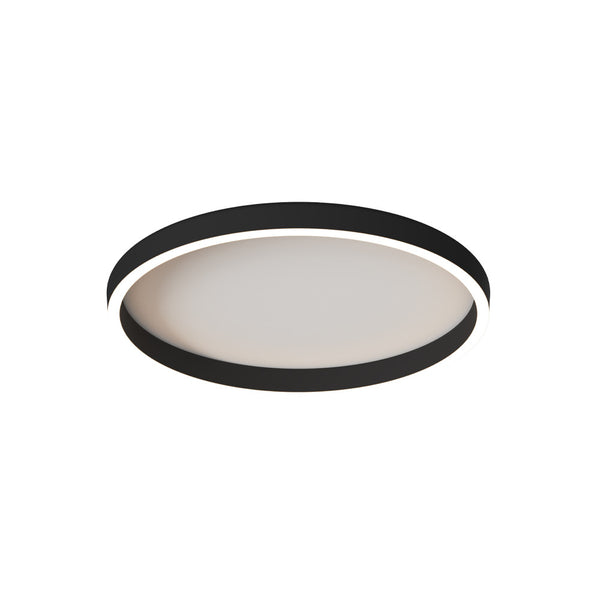 Plafonnier ZAMBELIS D590 41W CCT Dimmable DESIGN Noir Brosse 25167