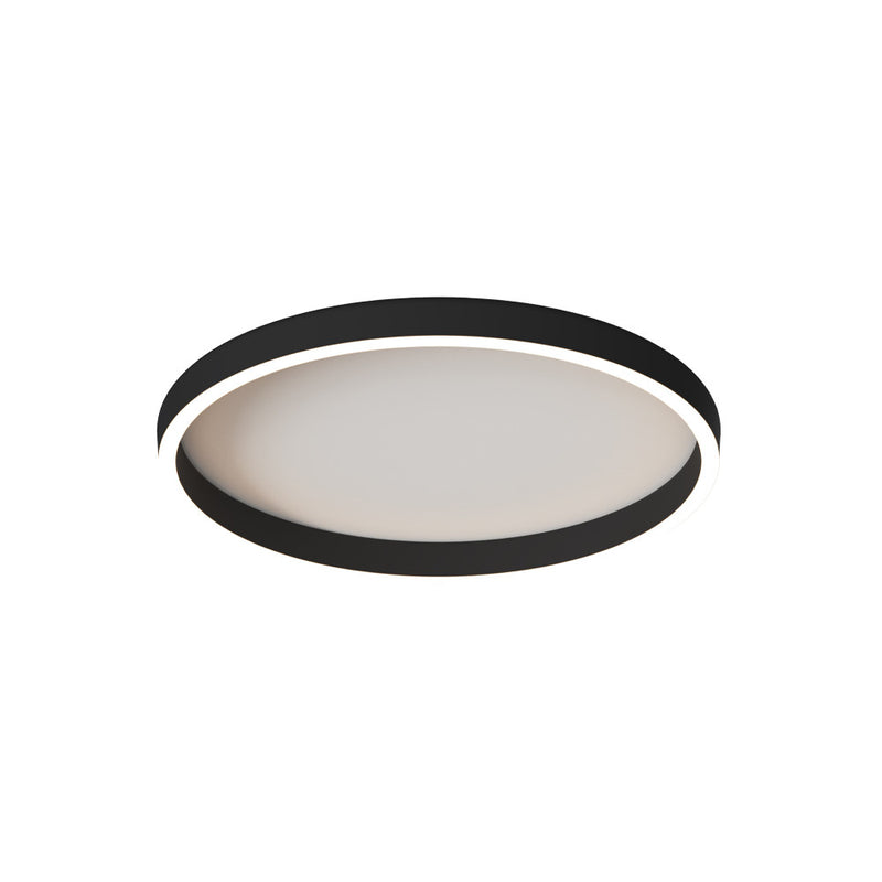 Plafonnier ZAMBELIS D590 41W CCT Dimmable DESIGN Noir Brosse 25167