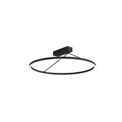 Plafonnier ZAMBELIS D590 42W Dimmable DESIGN Noir Sable 2562