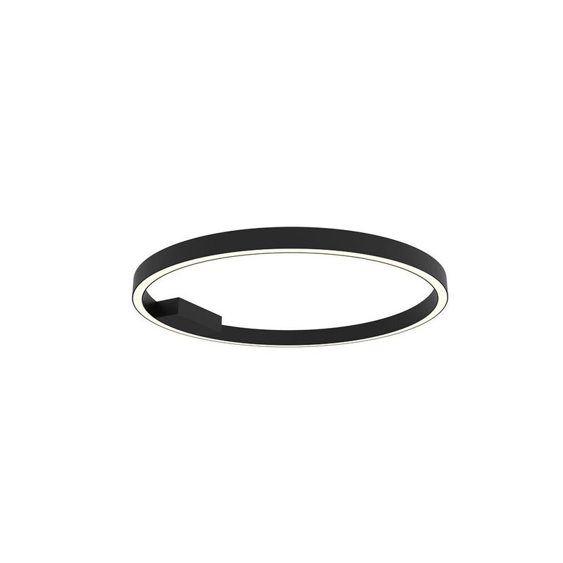 Plafonnier ZAMBELIS D600 37W Dimmable DESIGN Noir Mat 23025