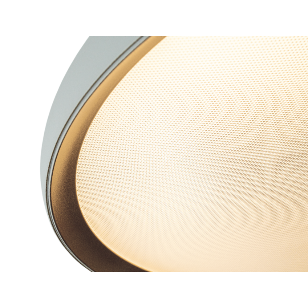 Plafonnier ZAMBELIS D600 42W CCT Dimmable DESIGN Blanc Mat et Or 25188