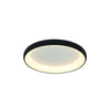 Plafonnier ZAMBELIS D600 43W DESIGN Noir Sable 2048