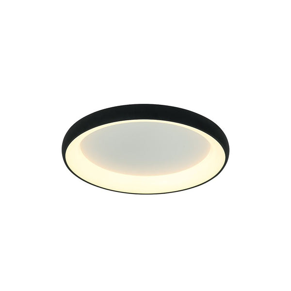 Plafonnier ZAMBELIS D600 43W DESIGN Noir Sable 2048