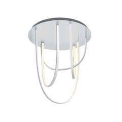 Plafonnier ZAMBELIS D600 80W DESIGN Blanc Sable 1950