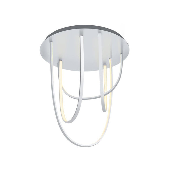 Plafonnier ZAMBELIS D600 80W DESIGN Blanc Sable 1950