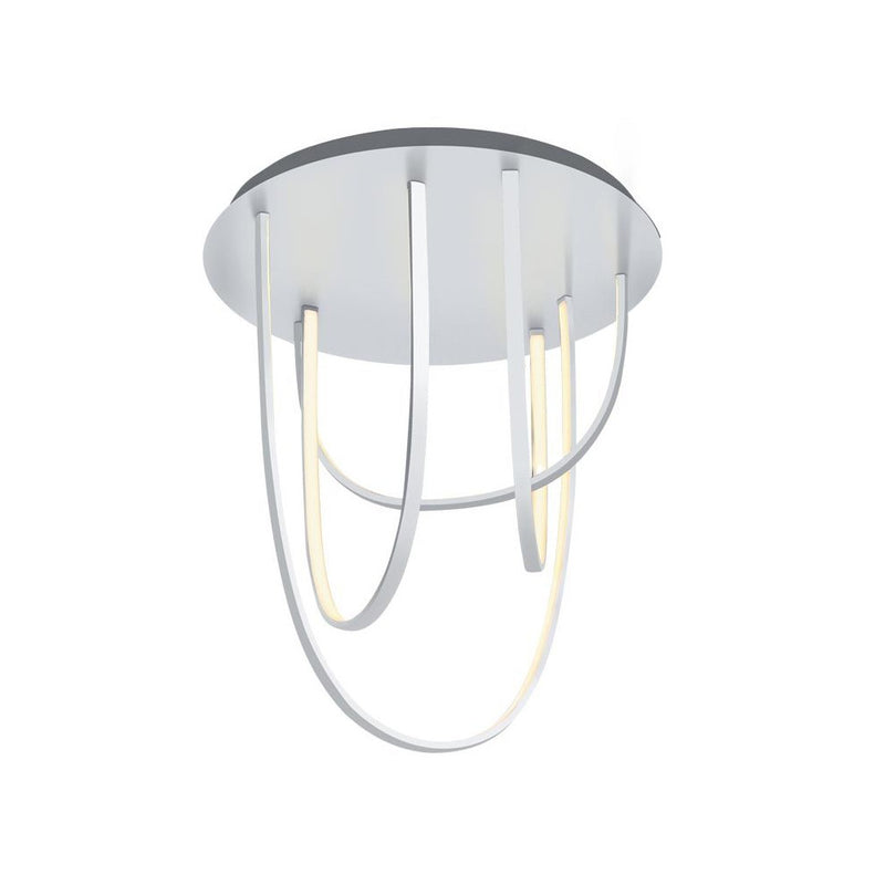 Plafonnier ZAMBELIS D600 80W DESIGN Blanc Sable 1950