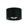 Plafonnier ZAMBELIS D65 8W IP54 DESIGN Noir Sable S133
