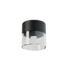 Plafonnier ZAMBELIS D80 10W DESIGN Noir Sable Sans Driver S215