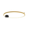 Plafonnier ZAMBELIS D800 32W Dimmable DESIGN Dore et Noir Mat 23097