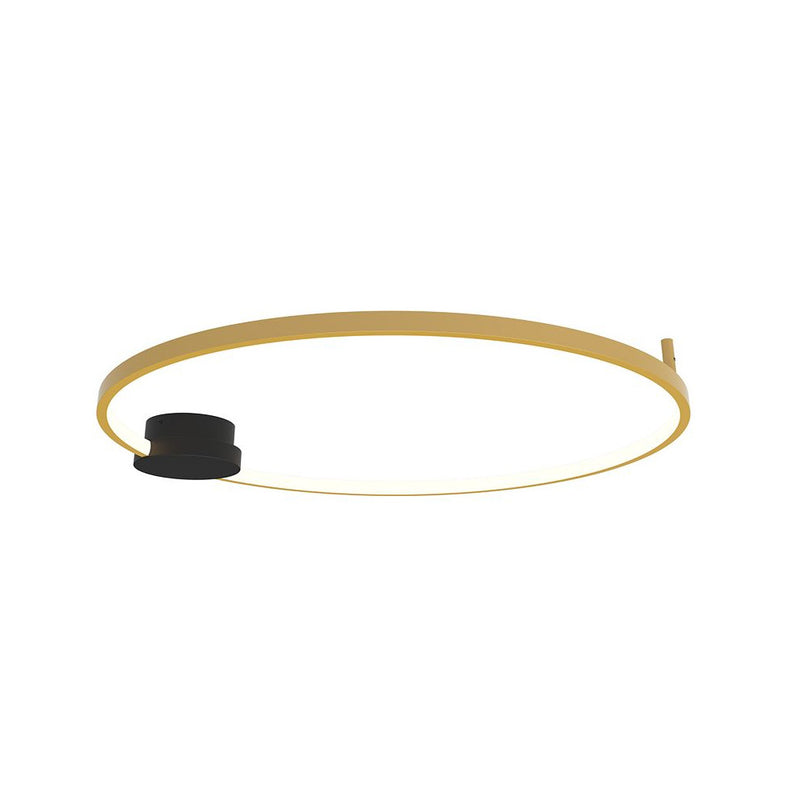 Plafonnier ZAMBELIS D800 32W Dimmable DESIGN Dore et Noir Mat 23097