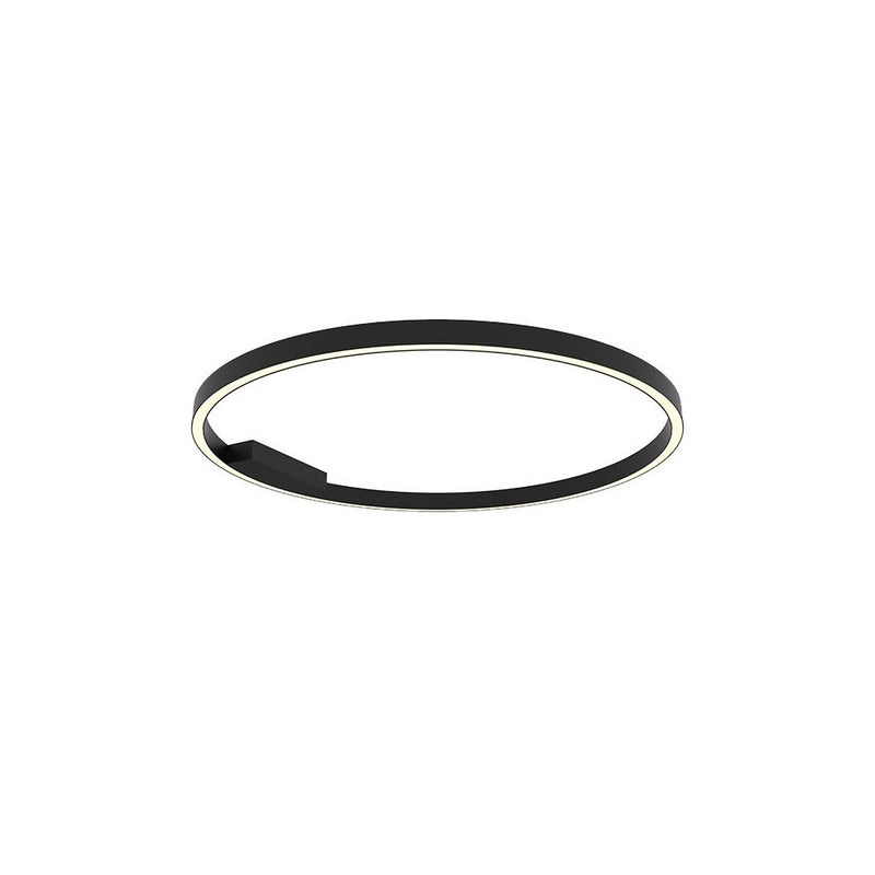 Plafonnier ZAMBELIS D800 50W Dimmable DESIGN Noir Mat 23027
