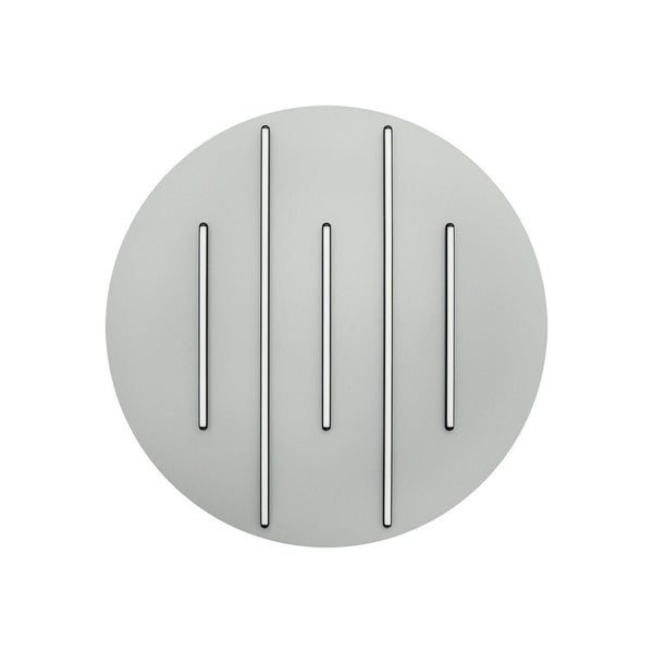 Plafonnier ZAMBELIS D800 52W Dimmable DESIGN Gris Sable et Noir Mat 2572