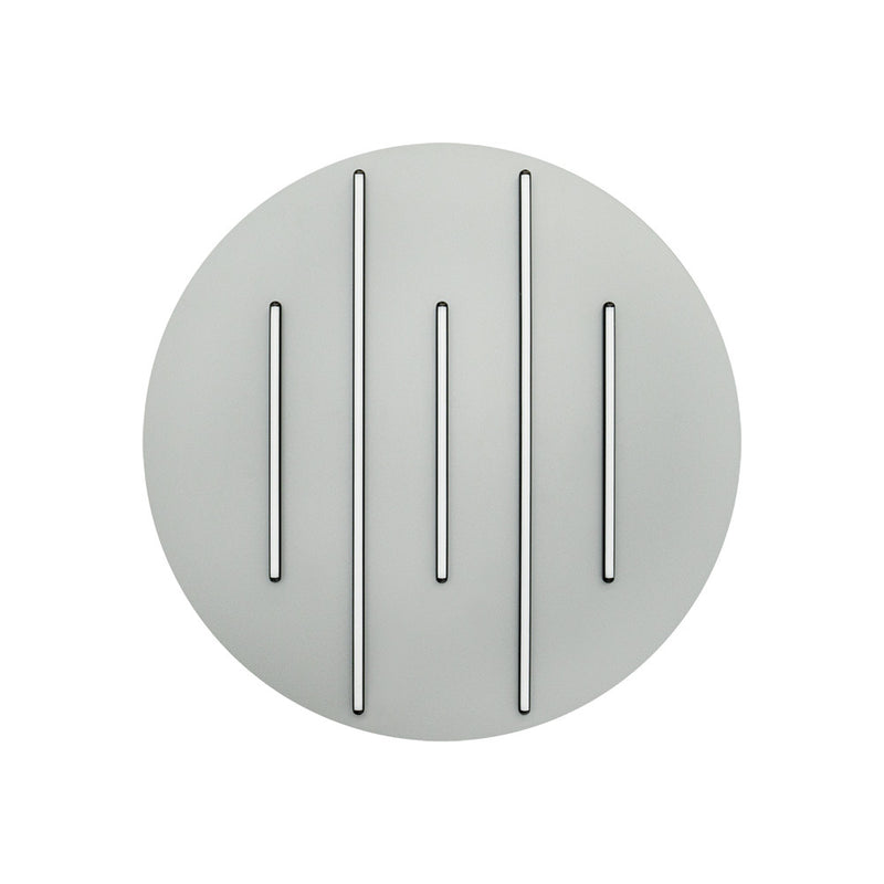 Plafonnier ZAMBELIS D800 52W Dimmable DESIGN Gris Sable et Noir Mat 2572